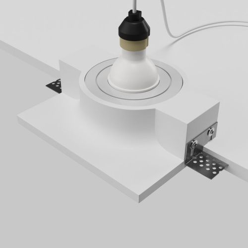 Светильник встраиваемый Maytoni Technical Gyps Modern DL006-GU10-RD-W - фото 5