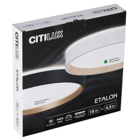 Светильник потолочный музыкальный Citilux Etalon (Еталон) CL750240