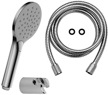 Душевой гарнитур Paffoni Sofia ZDOC122CR + ZSUP010CR + ZFLO018CR настенный хром