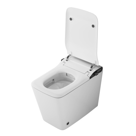 Унитаз приставной Grossman Smart GR-PR-5701 белый с сиденьем микролифт безободковый импульсный смыв