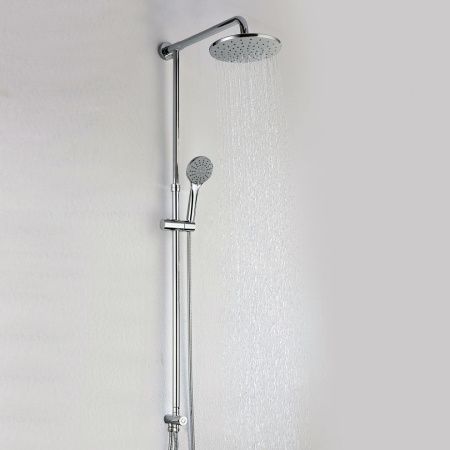 Душевая стойка Wasserkraft A066 настенная цвет хром