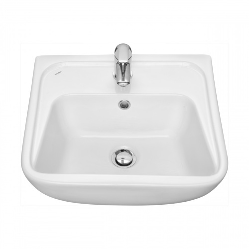 Раковина из сантехнического фарфора Santek Лонги 1WH501753 42х46 подвесная цвет белый - фото 2