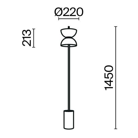 Торшер Maytoni Kyoto MOD178FL-L11B3K