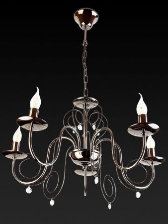 Люстра подвесная Toplight Sylvia (Сылвиа) TL6040D-05BC