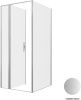 Душевой уголок Allen Brau Priority 3.31026.BA + 3.31047.BA 100х90 стекло прозрачное профиль серебро без поддона