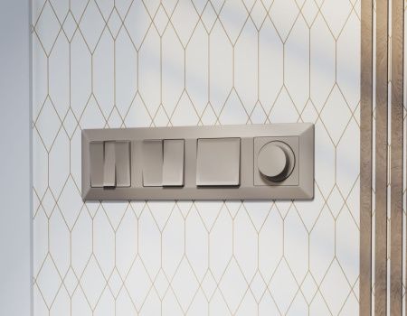 Комплект механизма 2-клавишного перекрестного выключателя 10A-250V Ambrella Volt MA MA363030