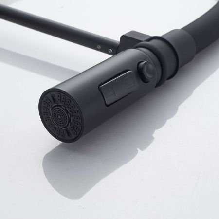 Смеситель для кухни Shevanik S123H-3 на мойку черный