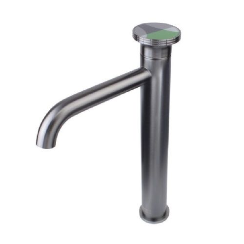 Смеситель Bronze de Luxe OMG! 9008GM-G на раковину серый - фото 2