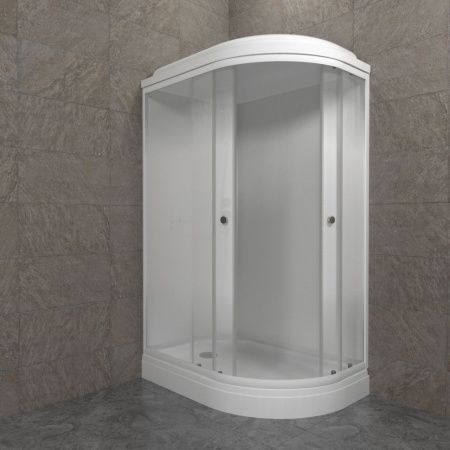 Душевая кабина Тритон Коралл-Лайт Щ0000068945 120х80 асимметричная с крышей ориентация левая