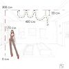 Светильник потолочный Loft It Thread 10388B Black
