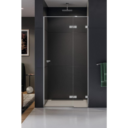 Душевая дверь New Trendy EVENTA PLUS R EXK-4451 80х200 стекло прозрачное профиль хром глянцевый