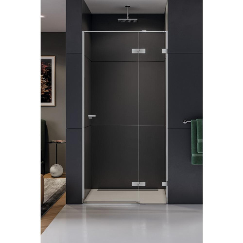 Душевая дверь New Trendy EVENTA PLUS R EXK-4453 90х200 стекло прозрачное профиль хром глянцевый - фото 2