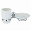Стакан с мыльницей WasserKRAFT 1126C