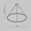 Люстра подвесная Maytoni Rim Modern MOD058PL-L65BK