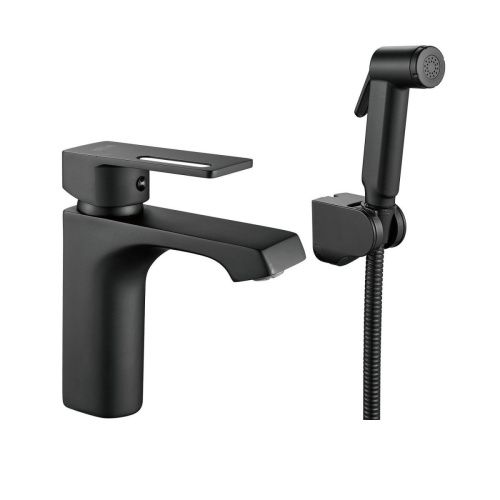 Смеситель Raffine F171H на раковину черный - фото 2