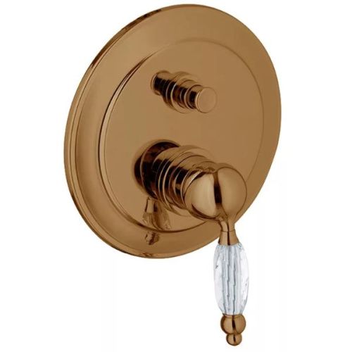 Смеситель для ванны и душа Webert Alexandra AL860101065 встраиваемый в стену бронза - фото 2