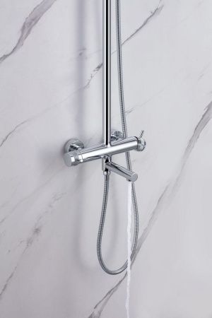 Душевая стойка Allen Brau Priority 5.31A10-00 настенная цвет хром