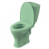 Унитаз-компакт напольный с бачком Santeri Версия 1P4015S0400BF салатовый с сиденьем каскадный смыв