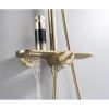 Душевая стойка Bronze de Luxe 80112CG настенная цвет золото