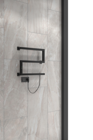 Полотенцесушитель электрический Indigo Sparta DGS40-50BRRt 50х45 черный