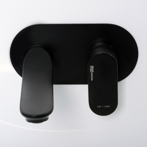 Смеситель WasserKRAFT Elbe 7400 7430 встраиваемый черный - фото 4