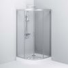 Душевой уголок Am.Pm Gem W90G-401-100WT 100х100 стекло прозрачное профиль хром без поддона