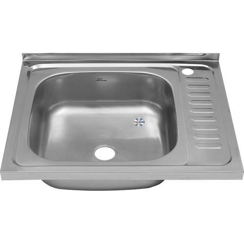 Кухонная мойка Melana 127 t L (*20) 50x60 цвет хром - фото 2