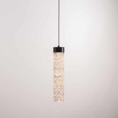 Светильник подвесной Delight Collection MD24030028-1A matt black/clear