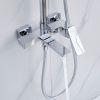 Душевая стойка Shevanik S4436 настенная цвет хром