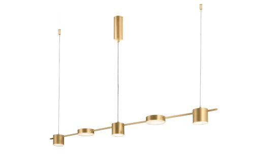 Светильник подвесной Crystal Lux Tristan (Тристан) TRISTAN SP5 L1200 GOLD - фото 2