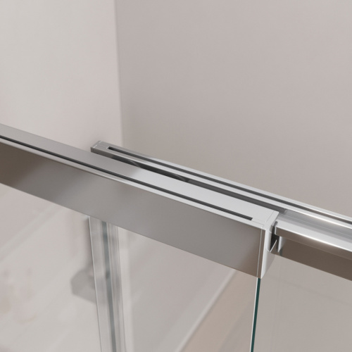 Душевая шторка на ванну Cezares SLIDER SLIDER-VF-11-80/150-C-Cr 80х150 стекло прозрачное 6 мм - фото 4