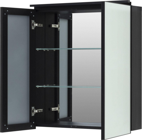 Зеркало-шкаф De Aqua Алюминиум 261758 70х14х77 подвесной - фото 3 Зеркало-шкаф De Aqua Алюминиум 261758 70х14х77 подвесной - фото 3