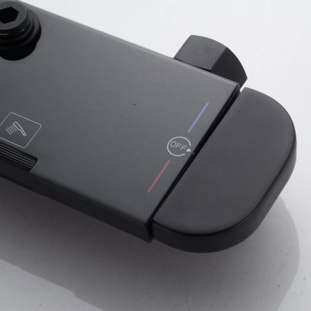 Душевая стойка Shevanik S4726H настенная цвет черный