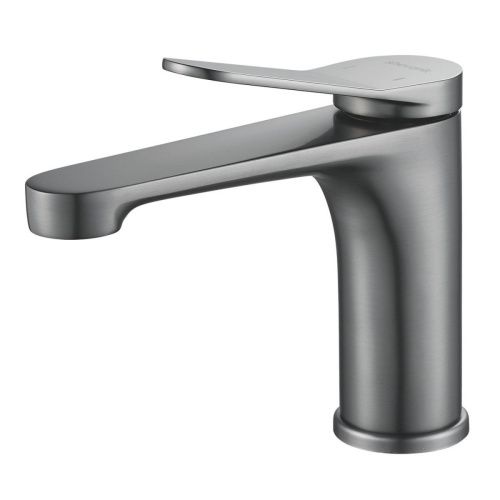 Смеситель Shevanik S6201T на раковину оружейная сталь - фото 2