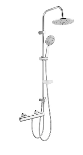 Душевая стойка Agger Thermo A2492200 настенная цвет хром - фото 2