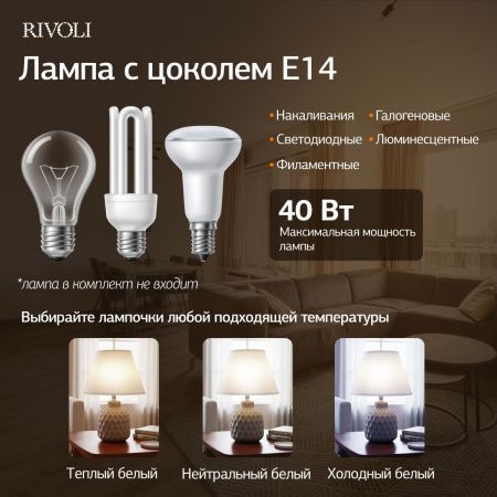 Настольная лампа Rivoli Muriel (Муриел) Б0070137