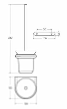Ершик Cezares LINER LINER-TBS-V-01