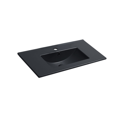 Раковина Vincea 76 см VBS-13975MB встраиваемая цвет черный матовый