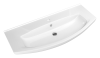 Раковина мебельная керамическая Kirovit Элеганс 105 4620008197388 110х50 накладная цвет белый