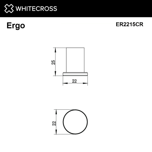 Крючок Whitecross ERGO chrome ER2215CR - фото 2