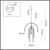 Люстра подвесная Odeon Light Memfi (Мемфи) 6633/95L
