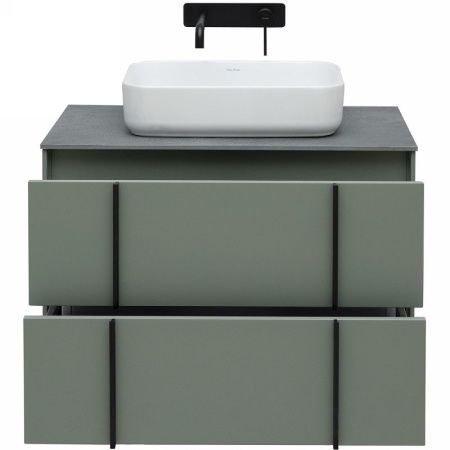 Тумба под раковину Allen Brau Reality 1.32005.CGM 80х50 подвесная цвет зеленый
