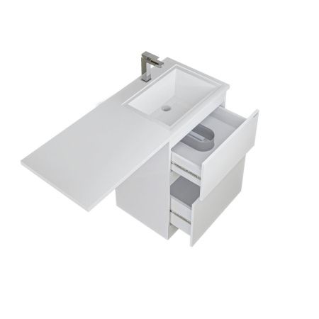 Раковина из искусственного камня Grossman Марсал 5217120 120х50 накладная цвет белый