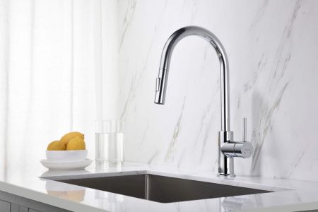 Смеситель для кухни Aquatek ЕВРОПА AQ1384CR на мойку хром