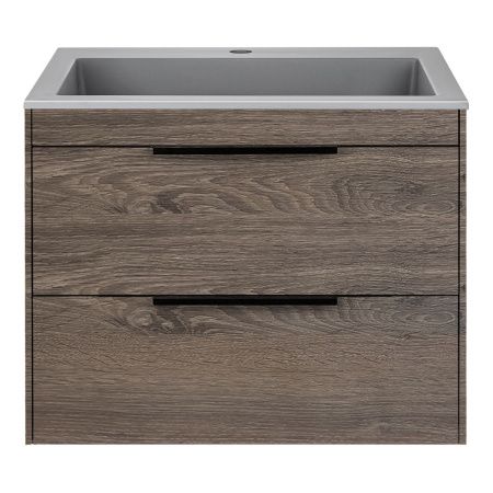 Тумба под раковину Vincea Chiara 2D VMC-2C2600RO 60х50 подвесная цвет коричневый
