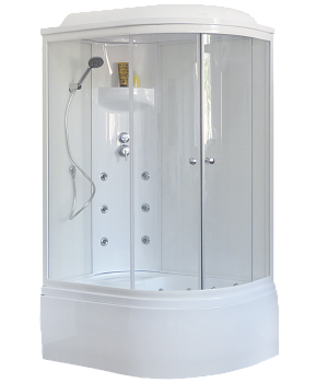 Душевая кабина Royal Bath ВК RB8120BK3-WT-L 120х80 асимметричная с крышей ориентация левая Душевая кабина Royal Bath ВК RB8120BK3-WT-L 120х80 асимметричная с крышей ориентация левая