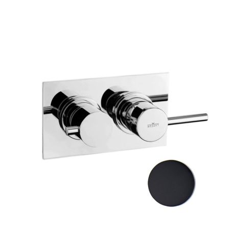 Смеситель для ванны и душа Webert Elio EL860101560 настенный черный