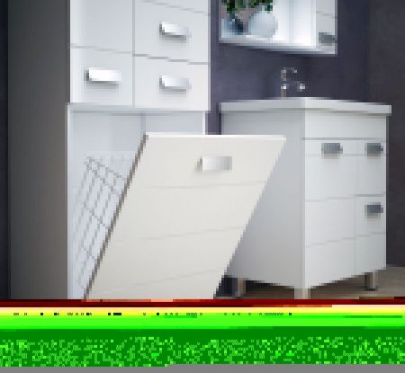 Шкаф-пенал Corozo Денвер SP-00000535 60х190 напольный цвет белый