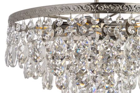 Люстра потолочная Arti Lampadari Castellana Nickel (Цастеллана Ницкел) Castellana E 1.3.38.608 N