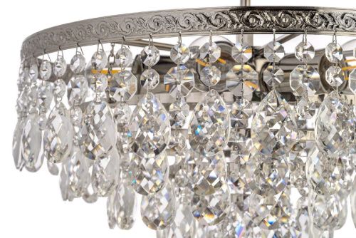 Люстра потолочная Arti Lampadari Castellana Nickel (Цастеллана Ницкел) Castellana E 1.3.38.608 N - фото 2
